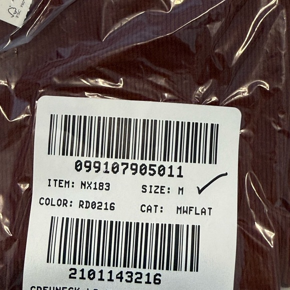 Madewell Ribbed Crewneck Long Sleeved Top with Shoulder Button Details NWT M - Picture 13 of 13